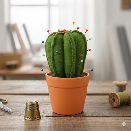 Royal Stitch™ Cactus Pin Cushion + Pins